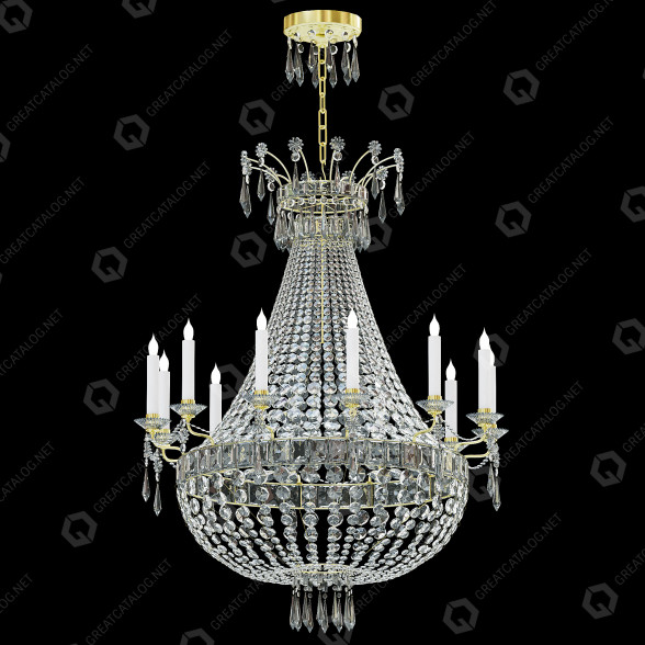 Люстра Ralph Lauren Evalina in Butlers Silver 3D модель