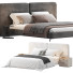 Кровать и тумбочки Minotti Tatlin-Cover - Zikkoo