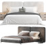 Кровать и тумбочки Minotti Tatlin-Cover - Zikkoo