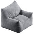 Krzesło workowe Plugsus Ehlen Modern Velveteen with Armrests - Chamfer