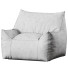 Krzesło workowe Plugsus Ehlen Modern Velveteen with Armrests - Chamfer