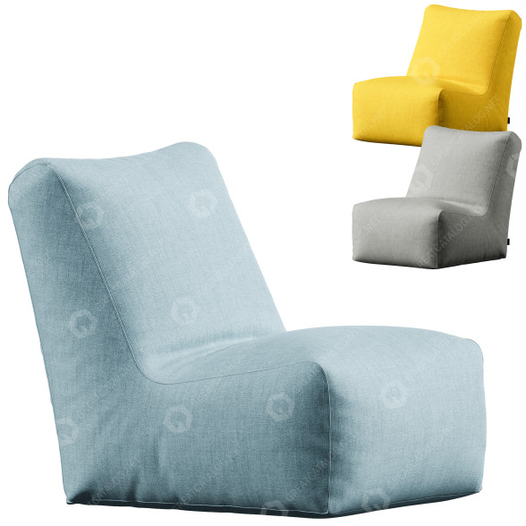 Krzesło workowe Pusku pusku Seat Riviera model 3D