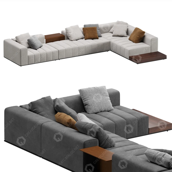 ミノッティMinotti GOODMAN グッドマン L字ソファ 2個 240万 Sofa GOODMAN MINOTTI | SILVERA