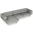 Sofa Restoration Hardware Durrell Leather Left-Arm Sectional - zifir3d