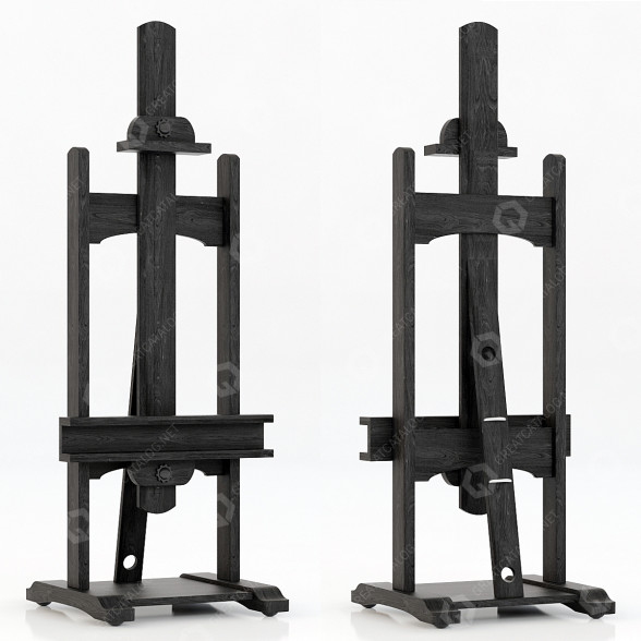 Caballete de TV Restoration Hardware 80 Modelo 3D