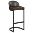 Hoker barowy Restoration Hardware 1960s Rome Leather - zifir3d