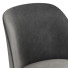 Silla de oficina Restoration Hardware Alessa Leather - Pewter - zifir3d