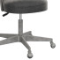 Silla de oficina Restoration Hardware Alessa Leather - Pewter - zifir3d