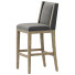 Tabouret de bar Restoration Hardware Ames Leather Armless - zifir3d