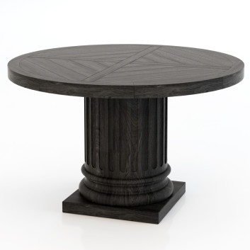 Mesa Restoration Hardware Architectural Column Salvaged Wood Modelo 3D