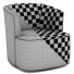 Sillón Restoration Hardware Arden Leather Swivel - zifir3d