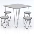 Table et tabourets Restoration Hardware Lecole - zifir3d