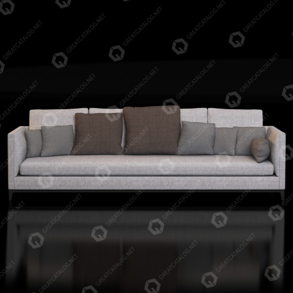 Диван Minotti Andersen Slim 3D модель