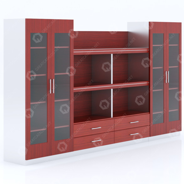Книжкова шафа MERX Zeus 3D модель