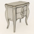 Table de chevet Tagliabue Mobili F14 by Roberto Ventura - zifir3d