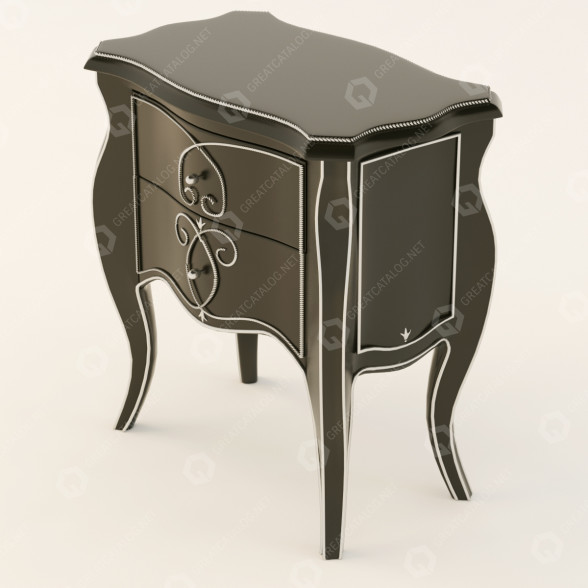 Table de chevet Tagliabue Mobili F14 by Roberto Ventura modèle 3D