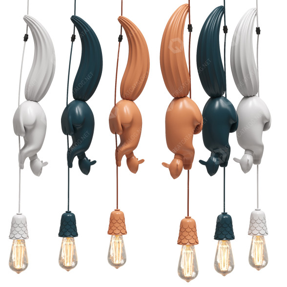 Pendant Lamp Karman Sherwood e Robin SE151 3D model