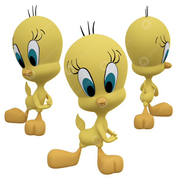 Топпер для торта Tweety Bird Titti 3D модель
