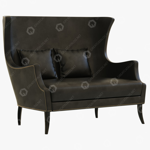 Диван Brabbu Dukono 2 Seat 3D модель