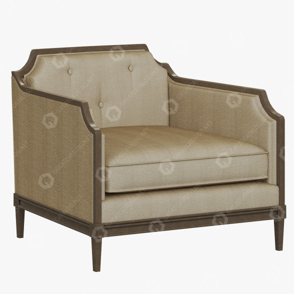 Armchair Caracole Frame of Reference 3D model