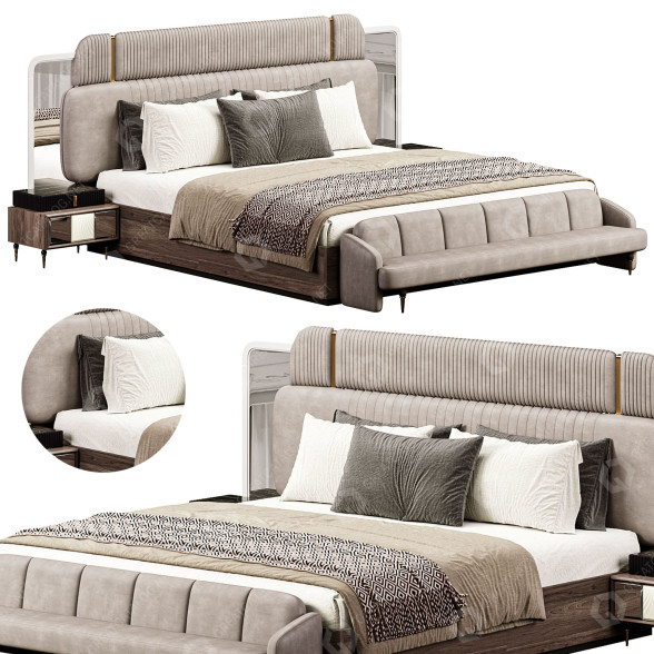 Bed and Decor Polox Mobilya Cura 3D model