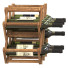 Gestell und Flaschen Ethnic Foldable Wooden with Wine - artpolka