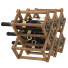 Gestell und Flaschen Ethnic Foldable Wooden with Wine - artpolka