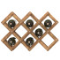 Gestell und Flaschen Ethnic Foldable Wooden with Wine - artpolka