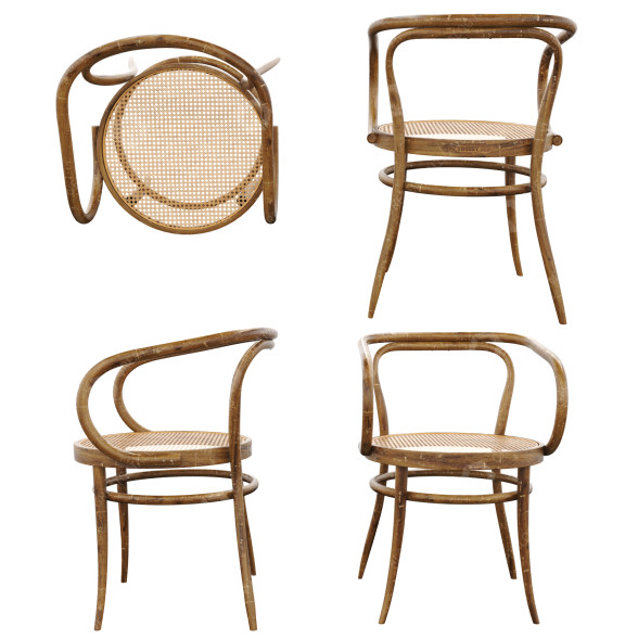 Krzesło Thonet 209 model 3D