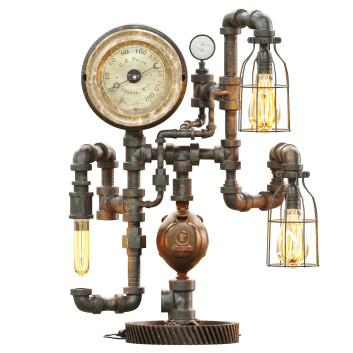 Настільнa лампа Machine Age Lamps Steampunk Industrial 7 5 Steam Gauge
