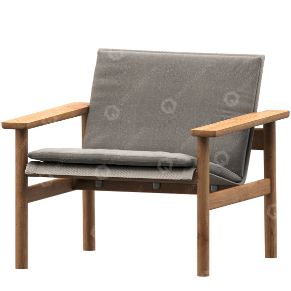 Крісло Skagerak Pelagus Lounge 3D модель