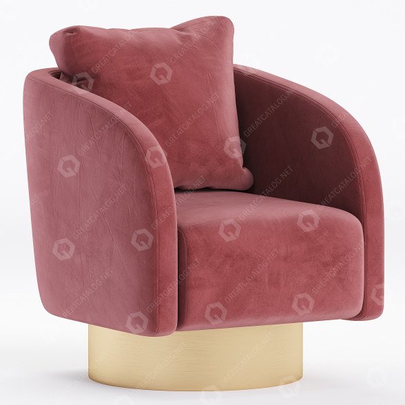 Sillón Stylish Club Her Modelo 3D