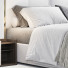 Bed and Bedside Tables Homary White Wingback King - Theorema