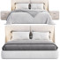 Bett und Nachttischchen Ditre Italia Bend - Theorema