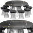 Table et tabourets Ethimo Venexia and Platner - Theorema