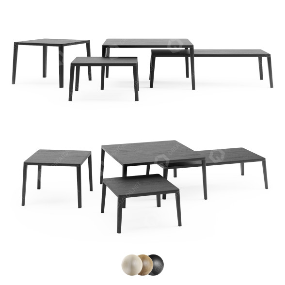Tables basses Bolia Graceful modèle 3D