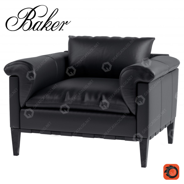 Armchair Baker McGuire Windsor Gunderson 3D model
