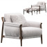 Sessel und Pouf Poltrona Frau Times Lounge - QrisTina