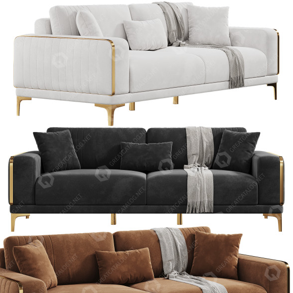 Sofa Bellona Carlino 3D-Modell