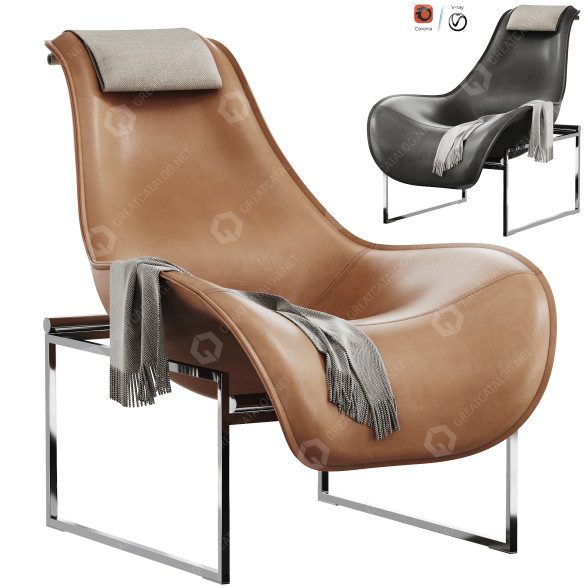 Sessel B&B Italia Mart 3D-Modell