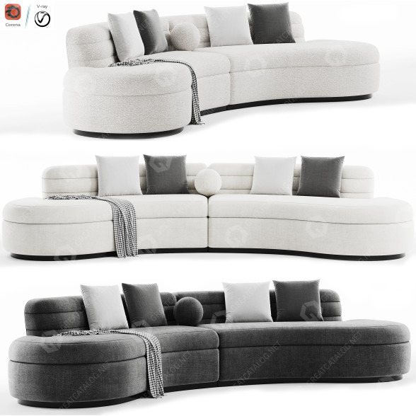 Sofa Eichholtz Lennox model 3D