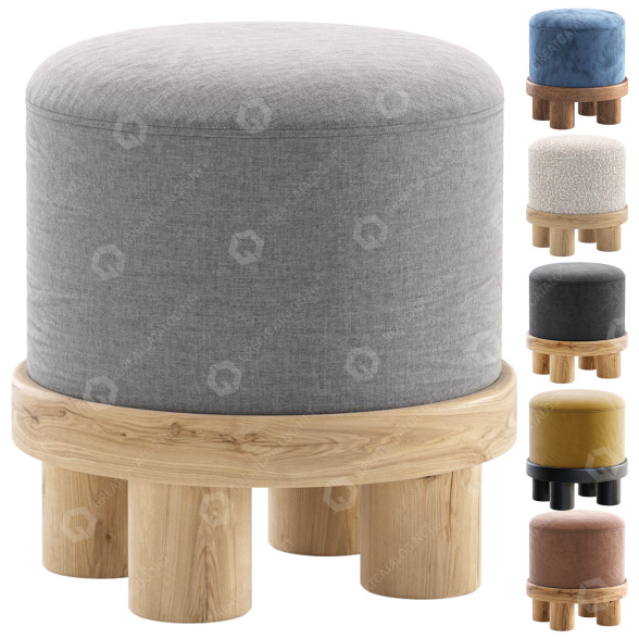Puf Scandi 1 Modelo 3D