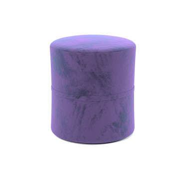 Puf  Round Purple Model 3D