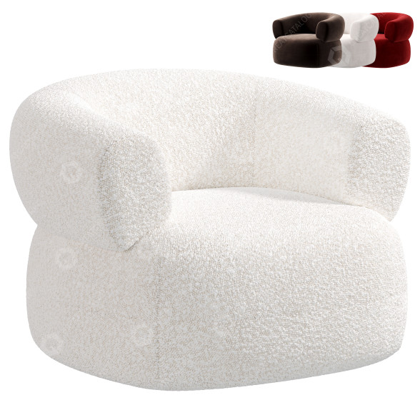Sillón Moving Mountains Puffer Chair Modelo 3D
