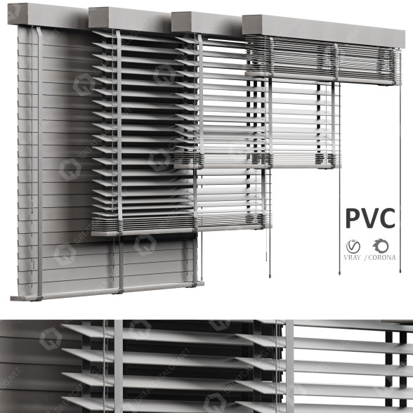 Żaluzje PVC Vol 07 model 3D