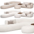 Sofa und Pouf Meridiani Rene - Neeo