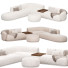 Sofa und Pouf Meridiani Rene - Neeo
