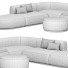 Sofa und Pouf Meridiani Rene - Neeo