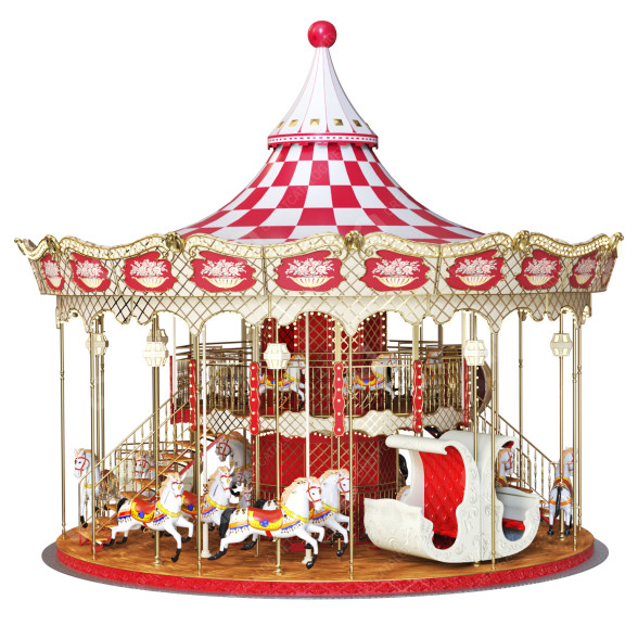 Carrusel Two-level Modelo 3D