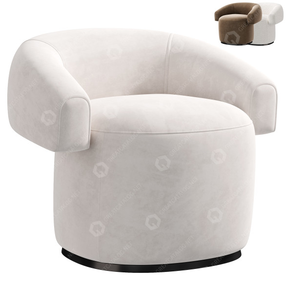 Крісло Moroso Ruff 3D модель